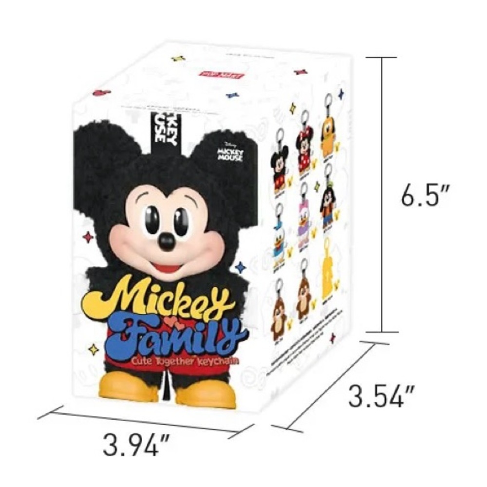 🆕 Pop Mart Disney Mickey Family Cute Together Keychain Bag Charm: Chip Chipmunk - Picture 10 of 11